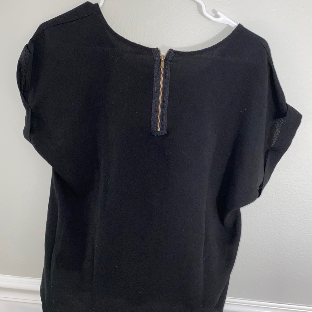 Zipper blouse